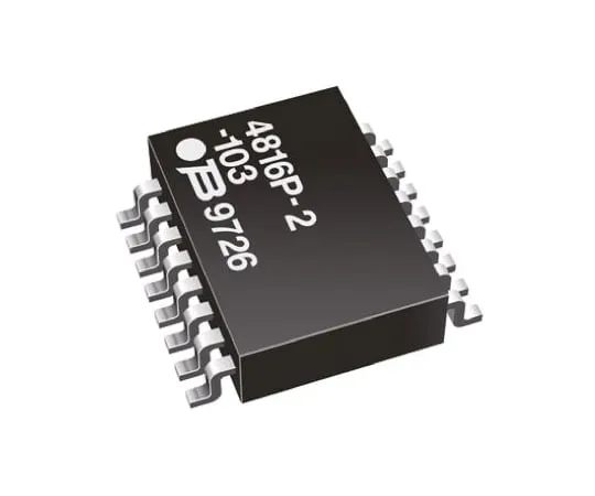 64-0479-28　Bourns Isolated Resistor Network 1kΩ ±2% 8 Resistors, 1.28W Total, SOM package 4800P Standard SMT　4816P-1-102LF