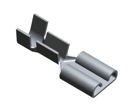 64-0578-55　TE Connectivity FASTON .250 Series Crimp Receptacle, 6.35 x 0.81mm, 0.8mm² to 2mm², 18AWG to 14AWG, Tin Plated　41274