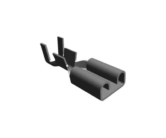 64-0393-89　TE Connectivity FASTON .187 Series Crimp Receptacle, 4.75 x 0.51mm, 0.5mm² to 1.3mm², 20AWG to 16AWG, Tin Plated　42452-2