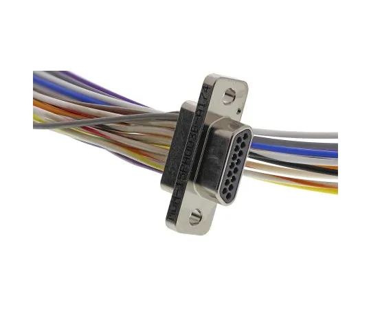 64-0610-74　ITT Cannon MDM Series 1.27mm Pitch 37 Way Straight Micro-D Connector, Plug, Aluminium Alloy Shell, 457.2mm Lead　MDM-37PH003B-A174