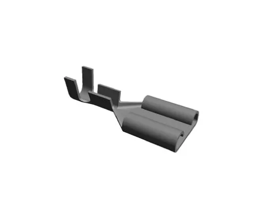 64-0394-63　TE Connectivity FASTON .250 Series Crimp Receptacle, 6.35 x 0.8mm, 0.3mm² to 0.8mm², 22AWG to 18AWG, Tin Plated　41772-1