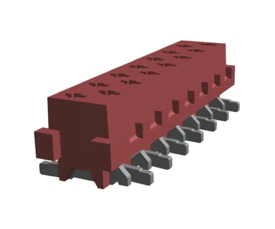 64-0384-88　TE Connectivity Micro-MaTch Series 2.54mm Pitch 14 Way 2 Row Straight PCB Socket, Surface Mount, Solder Termination　1-188275-4