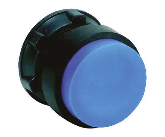 64-0497-65　Schneider Electric Harmony XB5 Series, Blue Push Button Head, Spring Return, 22mm Cutout　ZB5AL6