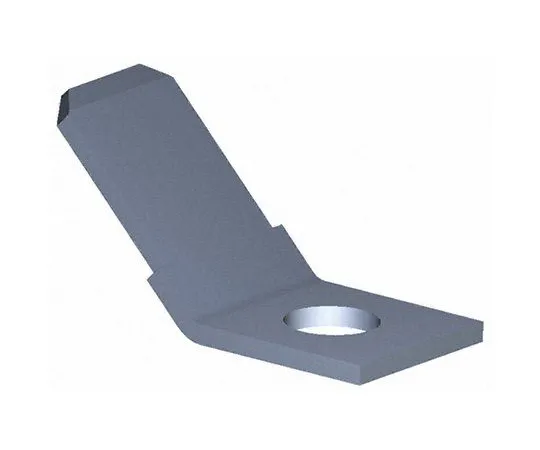 64-0380-01　TE Connectivity FASTON .250 Series , 45° Mount Angle Stud Mount Tab Terminal, 6.35 x 0.81mm Tin Plated　42822-4