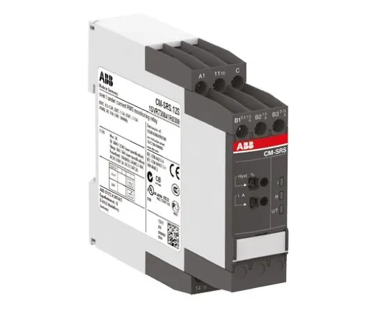64-0634-87　ABB Current Monitoring Relay With SPDT Contacts, 24 → 240 V ac/dc, 1 Phase　1SVR730840R0300  CM-SRS.12S