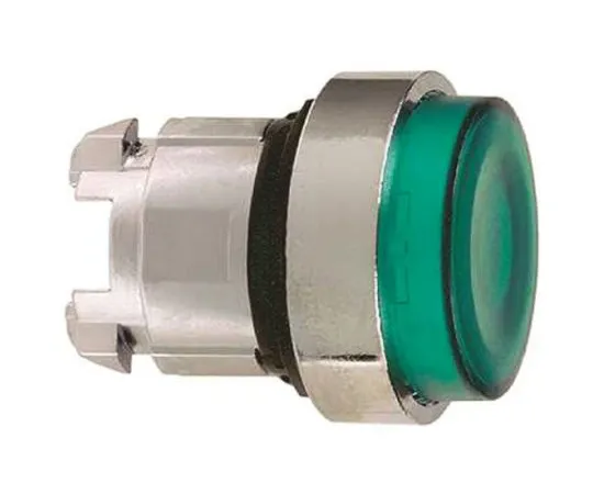 64-0498-32　Schneider Electric Harmony XB4 Series, Green Push Button Head, Spring Return, 22mm Cutout　ZB4BW133