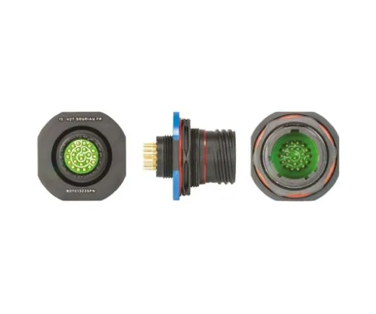 64-0574-23　Souriau 8D Series, 22 Way Panel Mount MIL Spec Circular Connector Receptacle, Pin Contacts,Shell Size 13, Screw　8D7C13Z35PN
