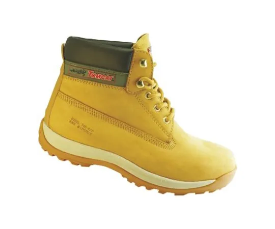 64-0469-30　RS PRO Honey Steel Toe Men Safety Boots, UK 6, US 7　739-7831
