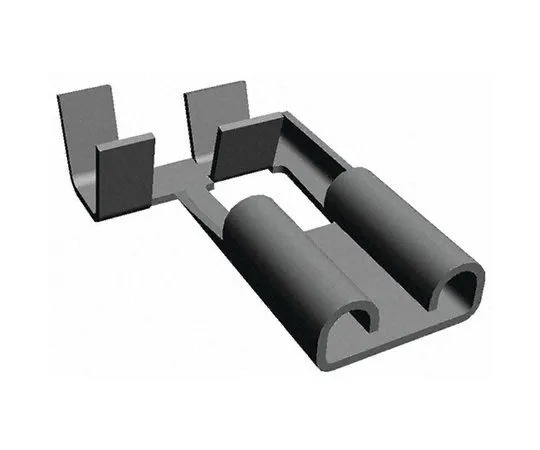64-0379-93　TE Connectivity FASTON .250 Series Uninsulated Crimp Flag Terminal, 1mm² to 2.5mm², 17AWG to 13AWG, Tin Plated　180464-5