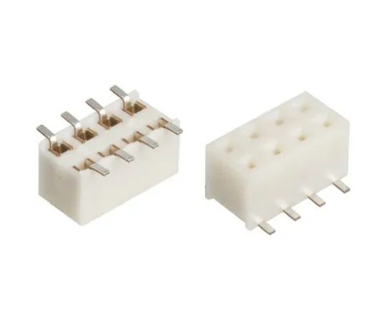 64-0575-98　Hirose A3 Series 2mm Pitch 8 Way 2 Row Straight PCB Socket, Surface Mount, Solder Termination　A3-8DA-2SV(71)