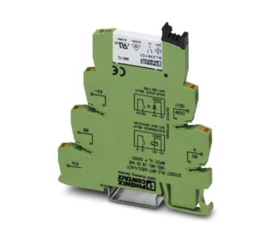 64-0345-15　Phoenix Contact PLC-RPT- 24DC/ 1AU/SEN Series 24V dc DIN Rail Interface Relay Module, SPNO　2900313