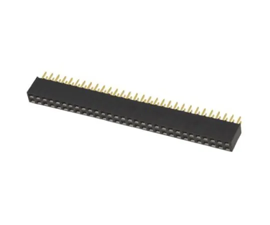 64-0580-55　Samtec SSQ Series 2.54mm Pitch 60 Way 2 Row Straight PCB Socket, Through Hole, Solder Termination　SSQ-130-01-G-D