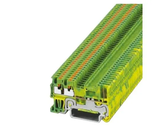 64-0508-81　Phoenix Contact, PT Series Earth Modular Terminal Block, Plug In Termination　3212374