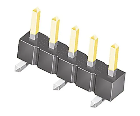 64-0582-24　Samtec TSM, 5 Way, 1 Row, Straight Pin Header　TSM-105-01-L-SV