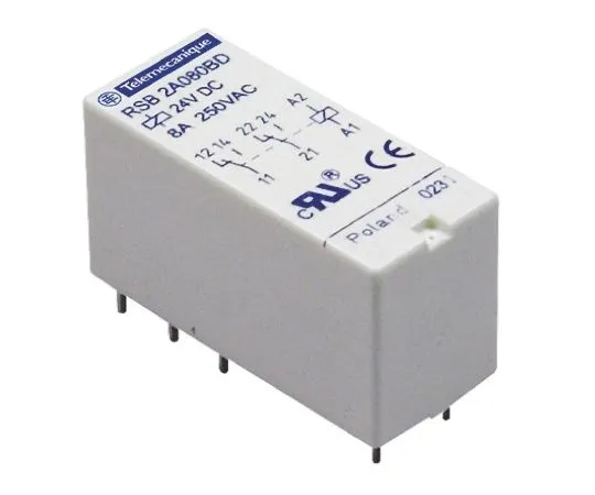 64-0480-07　Schneider Electric RSB Series 230V ac PCB Mount Interface Relay Module, DPDT　RSB2A080M7