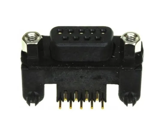 64-0419-05　Amphenol MDBE Series, 9 Way Right Angle Through Hole Waterproof PCB D-Sub Connector Socket, 2.74mm Pitch, with 4-40 UNC　MDBE09SA700