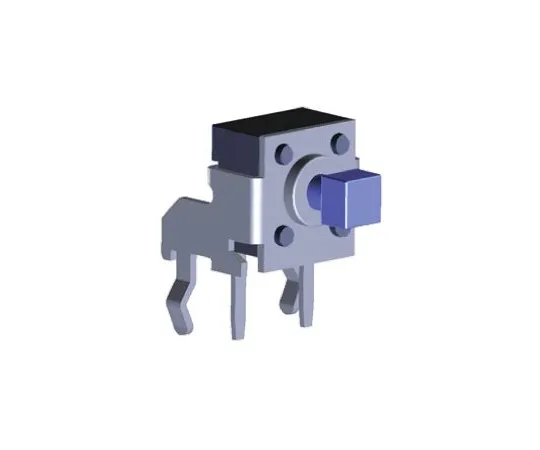 64-0374-91　Blue Button Tactile Switch, Single Pole Single Throw (SPST) 50 mA @ 24 V dc 2.89mm　FSMRACD