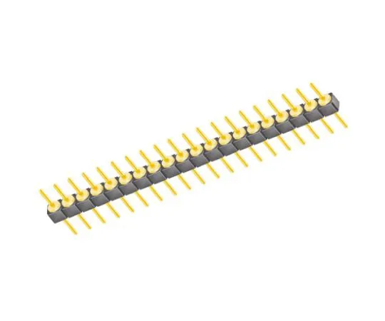64-0582-06　Samtec TS, 20 Way, 1 Row, Straight Pin Header　TS-120-G-A