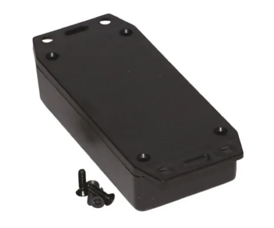 64-0623-82　Hammond 1591, ABS Enclosure, IP54, Flanged, 100 x 51 x 22mm　1591XXAFLBK