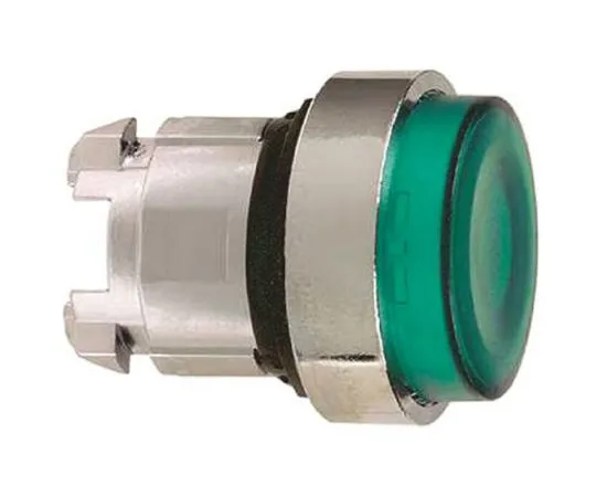 64-0498-31　Schneider Electric Harmony XB4 Series, Green Push Button Head, Spring Return, 22mm Cutout　ZB4BW13