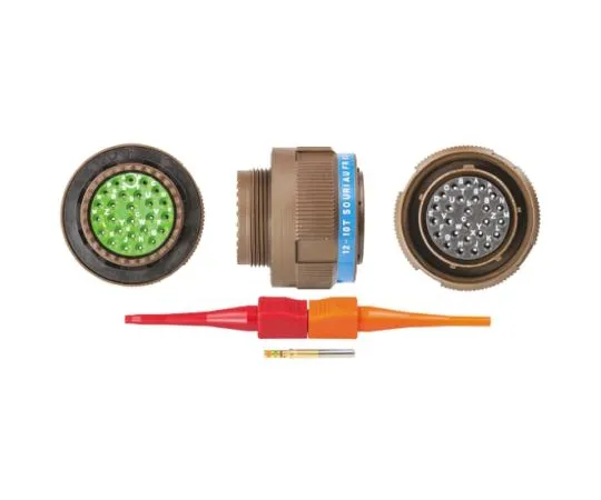 64-0572-39　Souriau 8D Series, 26 Way Cable Mount MIL Spec Circular Connector Plug, Socket Contacts,Shell Size 17, Screw Coupling,　8D517W26SN