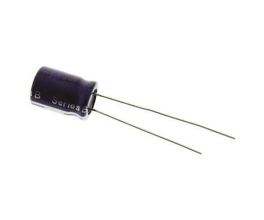 64-0570-93　Cooper Bussmann 1F Supercapacitor EDLC -20 → +80% Tolerance Supercap B Series 2.5V dc Through Hole　B0810-2R5105-R