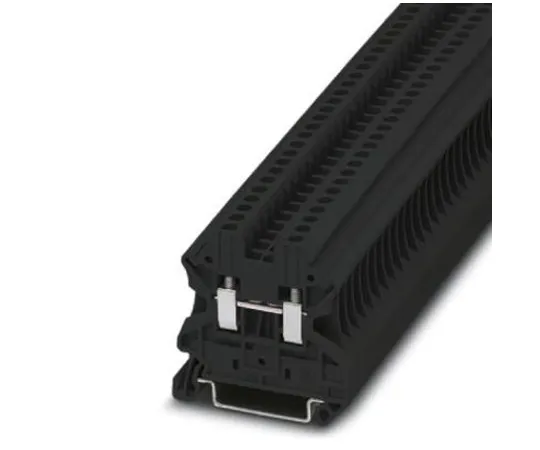 64-0637-43　Phoenix Contact, UT 2.5 BK Series , 1 kV Feed Through Terminal Block, Screw Termination　3045088