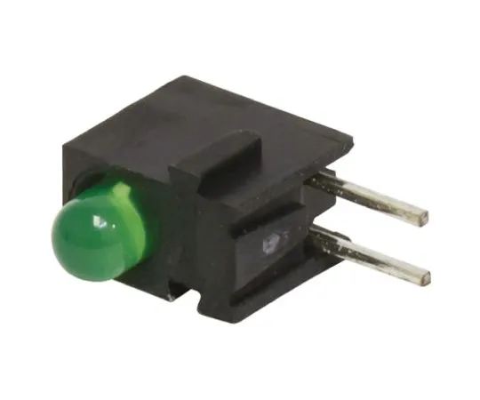 64-0516-89　Bivar H100CGD, Green Right Angle PCB LED Indicator, Through Hole 2.6 V　H100CGD