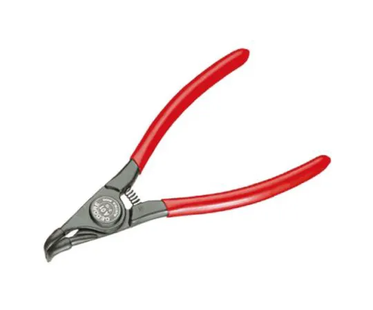 64-0619-76　Gedore 170 mm Chrome Vanadium Steel Circlip Pliers With Bent Tip, Range 19 → 60 mm　8000 A 21