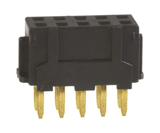 64-0575-57　Hirose DF11 Series 2mm Pitch 10 Way 2 Row Straight PCB Socket, Through Hole, Solder Termination　DF11-10DS-2DSA(06)