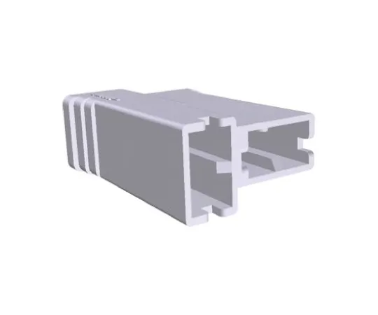 64-0380-21　TE Connectivity Positive Lock .250 Series, 2 Way Nylon Crimp Terminal Housing, 6.35mm Tab Size, Natural　926522-2