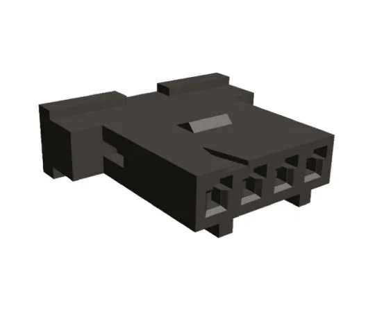 64-0492-97　TE Connectivity, 4 Way, 1 Row, Straight Housing　1-88859-0