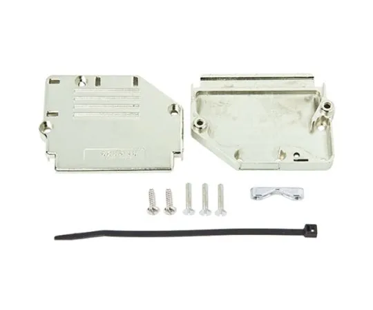 64-0469-68　Amphenol FCI 863093C Series Thermoplastic Angled, Straight D-sub Connector Backshell, 37 Way, Strain Relief　863093C37MLF
