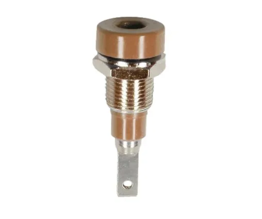 64-0568-09　2mm multilam panel mount socket,brown　23.0060-27