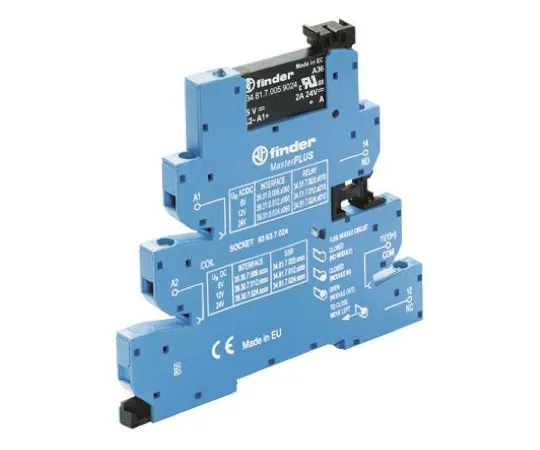 64-0635-65　Finder 6 A SPNO Solid State Relay, DC, DIN Rail, 24 V dc Maximum Load　39.30.7.006.9024