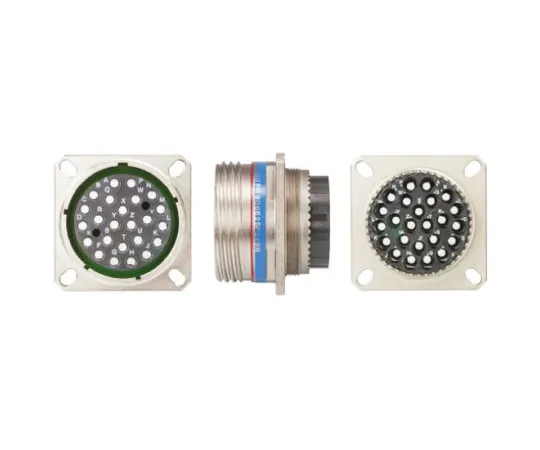 64-0574-62　Souriau 8D Series, 24 Way Panel Mount MIL Spec Circular Connector Receptacle, Socket Contacts,Shell Size 25, Screw　8D0E25F24BN