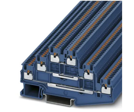 64-0508-75　Phoenix Contact, PT Clipline Series , 500 V Multi Level Terminal Block, Push In Termination　3213726