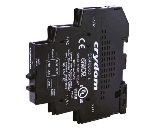 64-0635-86　Sensata / Crydom 3 A Solid State Relay, Zero Cross, DIN Rail, 600 V ac Maximum Load　DR48D03