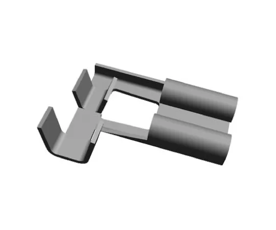 64-0381-24　TE Connectivity FASTON .250 Series Uninsulated Crimp Flag Terminal, 0.5mm² to 1.5mm², 20AWG to 15AWG, Tin Plated　1-280050-2
