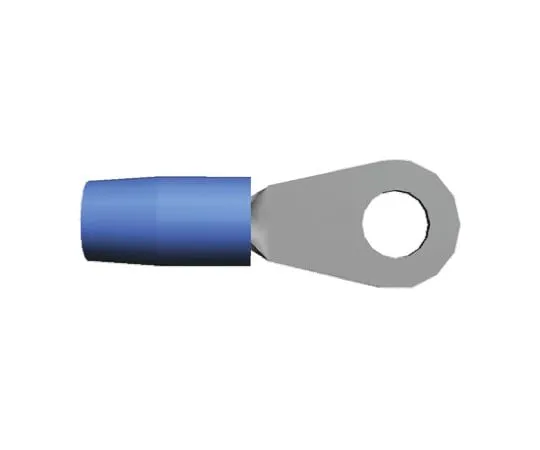 64-0436-70　TE Connectivity TERMINYL Series Insulated Crimp Ring Terminal, M8 (5/16) Stud Size, 10.5mm² to 16.8mm² Wire Size, Blue　324048