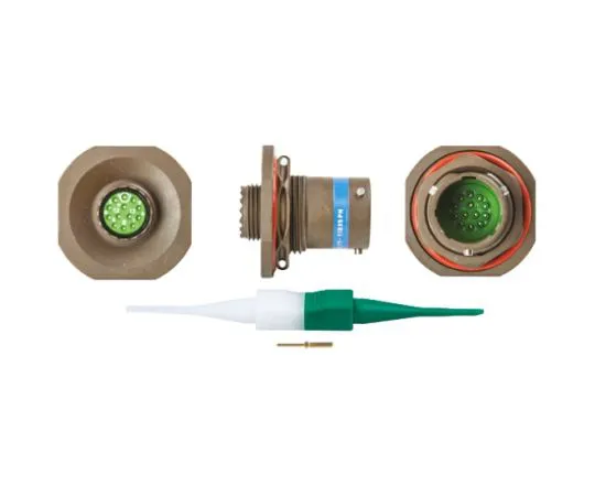 64-0572-97　Souriau 8LT Series, 13 Way Panel Mount MIL Spec Circular Connector Receptacle, Pin Contacts,Shell Size 11, Bayonet　8LT711B35PN