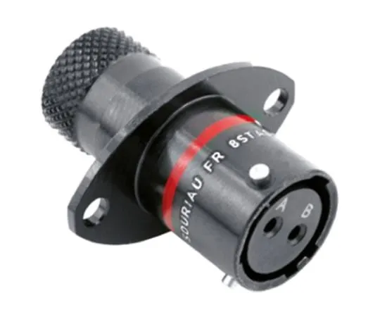64-0547-36　Souriau 8STA Series Panel Mount Connector, 2 contacts Socket　8STA01002SN