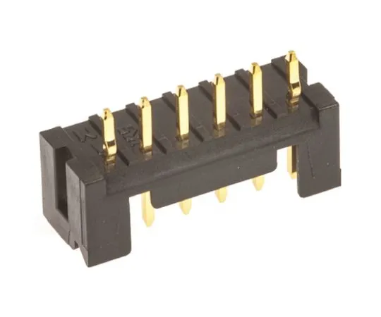 64-0643-80　Hirose DF3, 6 Way, 1 Row, Straight PCB Header　DF3-6P-2DSA(01)