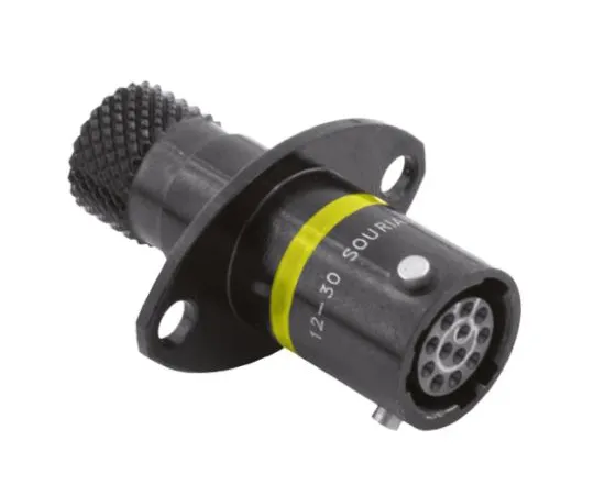 64-0547-21　Souriau 8STA Series Panel Mount Connector, 12 contacts Socket　8STA00812SA