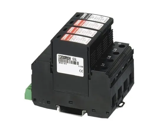 64-0351-80　3 Phase Industrial Surge Protector, 50kA, 250 V ac, DIN Rail Mount　2800183