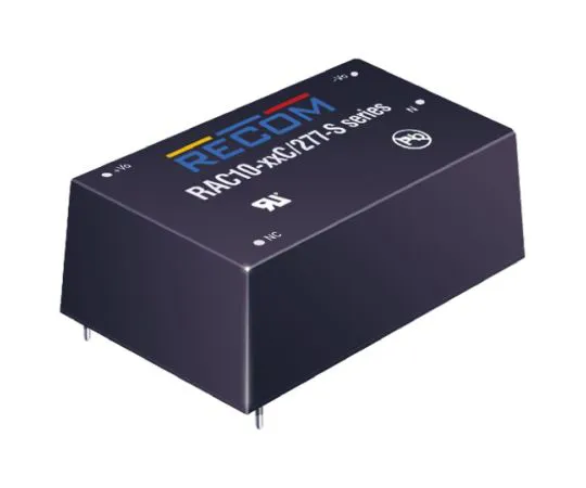 64-0638-73　Recom 10W 1 Output Embedded Switch Mode Power Supply SMPS, 670mA, 15V dc Encapsulated　RAC10-15SC/277