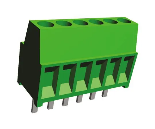 64-0535-49　TE Connectivity Buchanan, 6 Way PCB Terminal Strip　282834-6