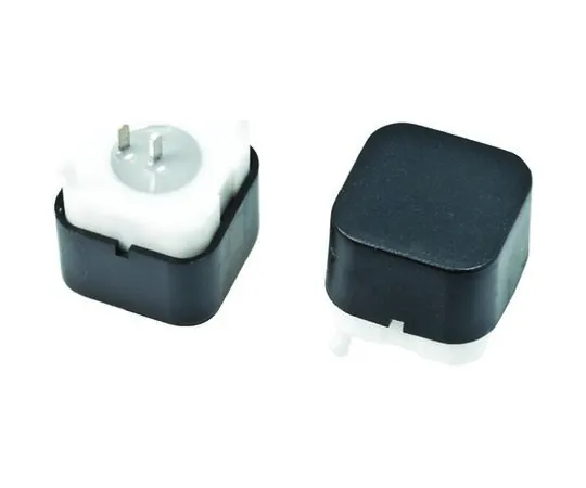64-0445-86　Black Cap Tactile Switch, Single Pole Single Throw (SPST) 30 mA @ 28 V dc 2mm　734-7353
