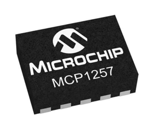 64-0631-39　Microchip MCP1257-E/MF, Charge Pump Regulated 100mA 650 kHz, 3.3 V 10-Pin, DFN　MCP1257-E/MF