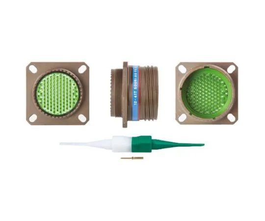 64-0572-26　Souriau 8D Series, 100 Way Panel Mount MIL Spec Circular Connector Receptacle, Pin Contacts,Shell Size 23, Screw　8D023W35PN